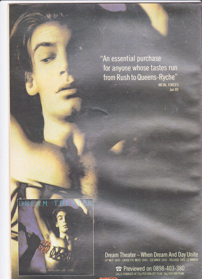 Metal Forces #37 Heavy Metal Magazine March 1989 Sepultura Prong W.A.S.P. Gary Moore Dave Chastain - TulipStuff