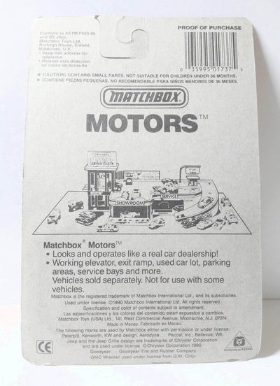 Matchbox 37 Jeep 4x4 with Roll Cage Diecast Metal 1990 - TulipStuff