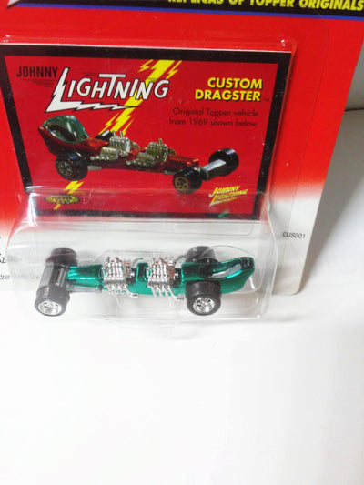 Johnny Lightning Topper Series Custom Dragster Diecast Metal Racing Car 2000 - TulipStuff