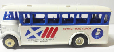 Lledo Days Gone DG17 1932 AEC Regent Single Deck Bus Diecast Commonwealth Games 1986 Made In England - TulipStuff