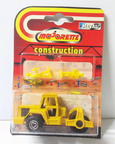 Majorette 226 Road Roller Vintage Diecast Construction Toy 1990's - TulipStuff