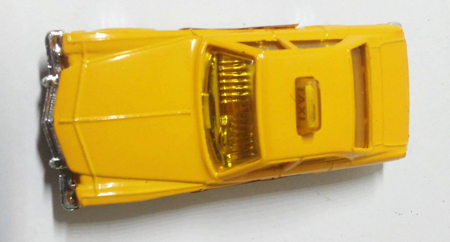 Corgi Juniors 14-D Buick Regal Taxi Diecast Yellow Cab Made in Great Britain 1977 - TulipStuff