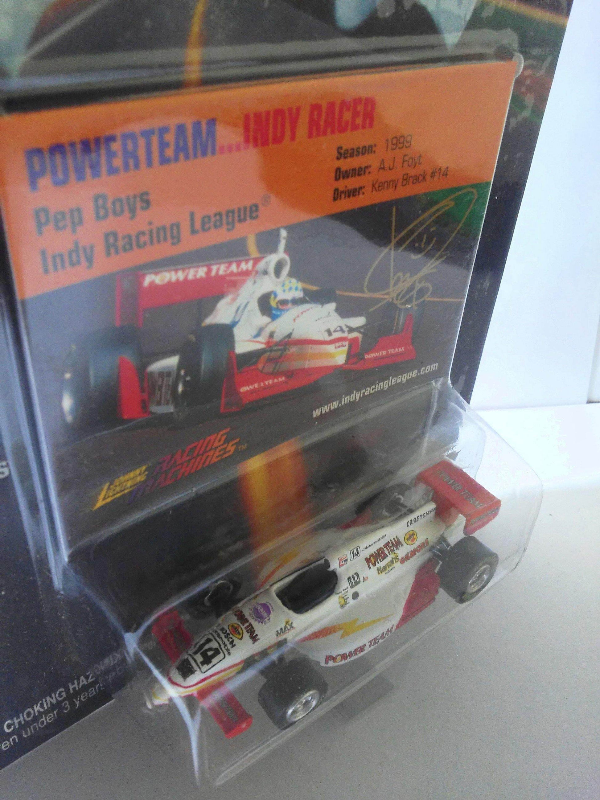 Johnny Lightning Racing Machines Power Team Indy Racer  1999 Indianapolis 500 Winner Diecast Racing Car - TulipStuff