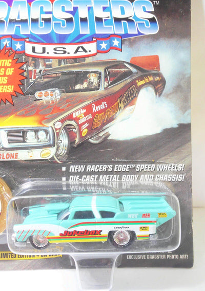 Johnny Lightning Dragsters USA Norm Wizner '55 Jukebox Limited Edition Ford Fairlane Coupe 1996 - TulipStuff