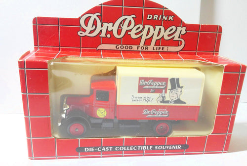 Lledo Days Gone DG28 Diecast Metal Dr Pepper 1934 Mack Canvas-back Truck Made in England - TulipStuff