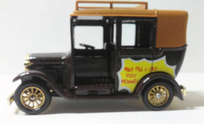 Lledo Promotional 1933 Austin Taxi Crinkley Bottom Collection Noel's House Party Made In England - TulipStuff