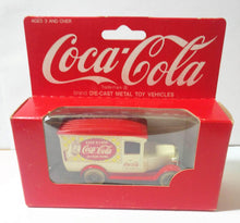 Load image into Gallery viewer, Lledo Hartoy DG21 Diecast Metal Coca-Cola 1934 Chevrolet Van Made in England 1986 - TulipStuff