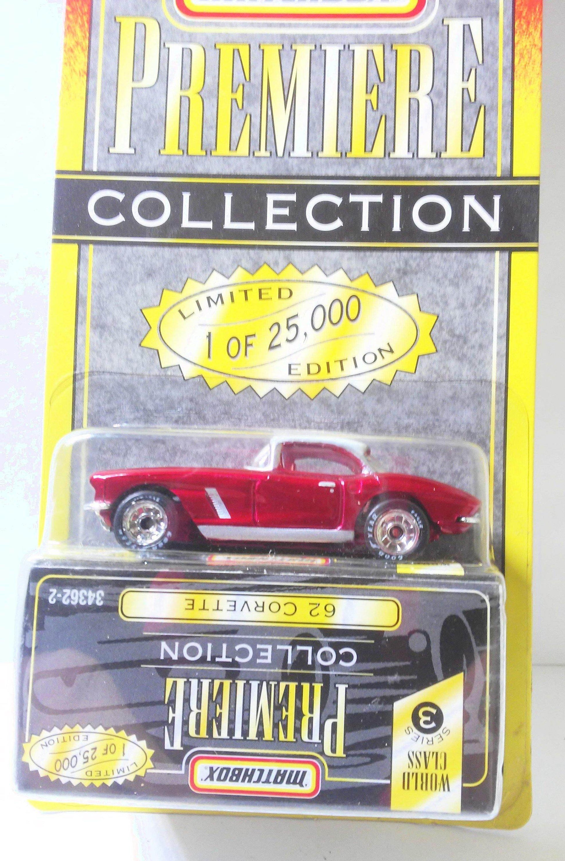 Matchbox Premiere Collection '62 Corvette Chevy Limited Edition 1995 - TulipStuff