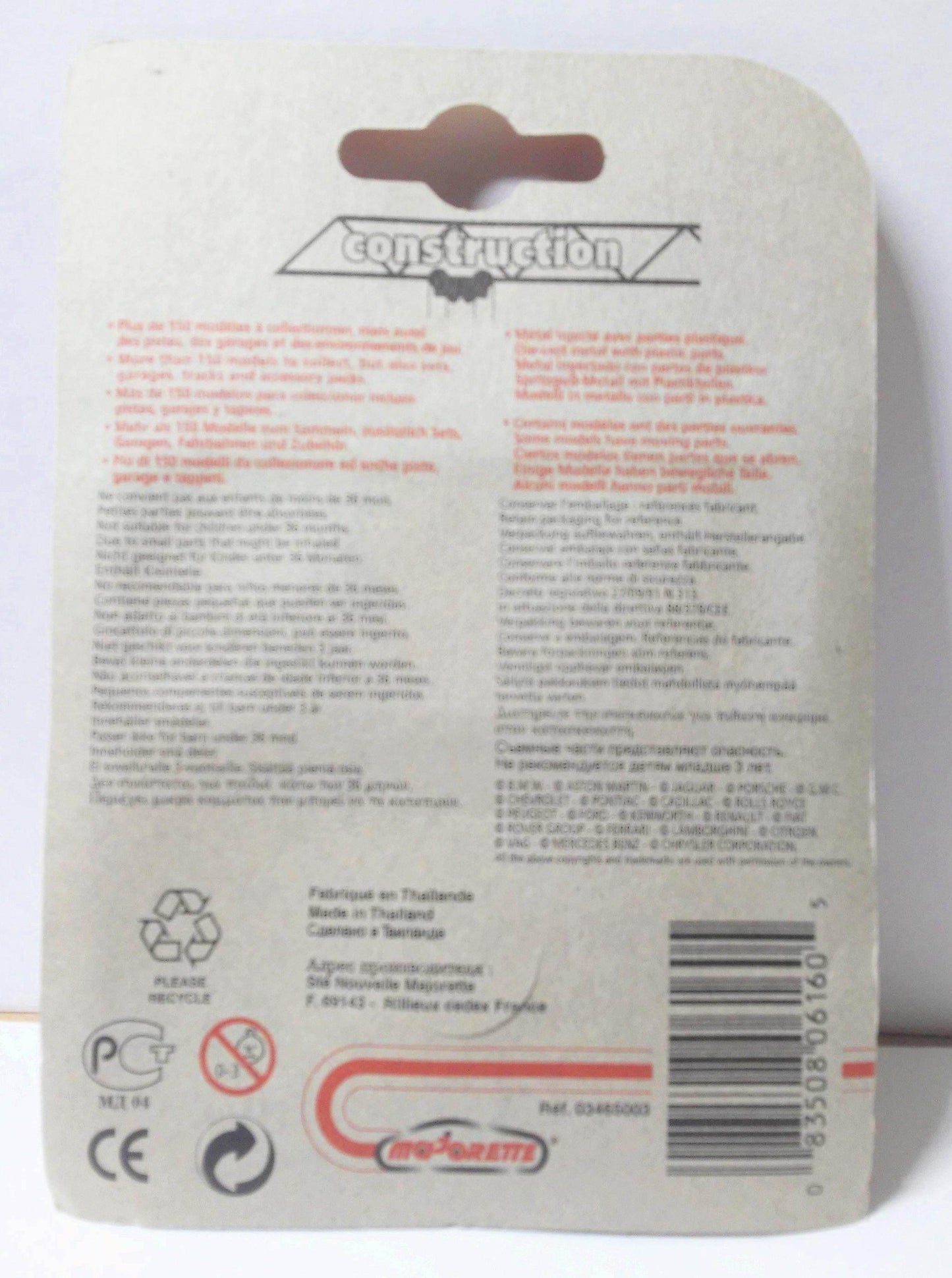 Majorette 263 Tracto Front End Loader Vintage Diecast Construction Toy 1990's - TulipStuff