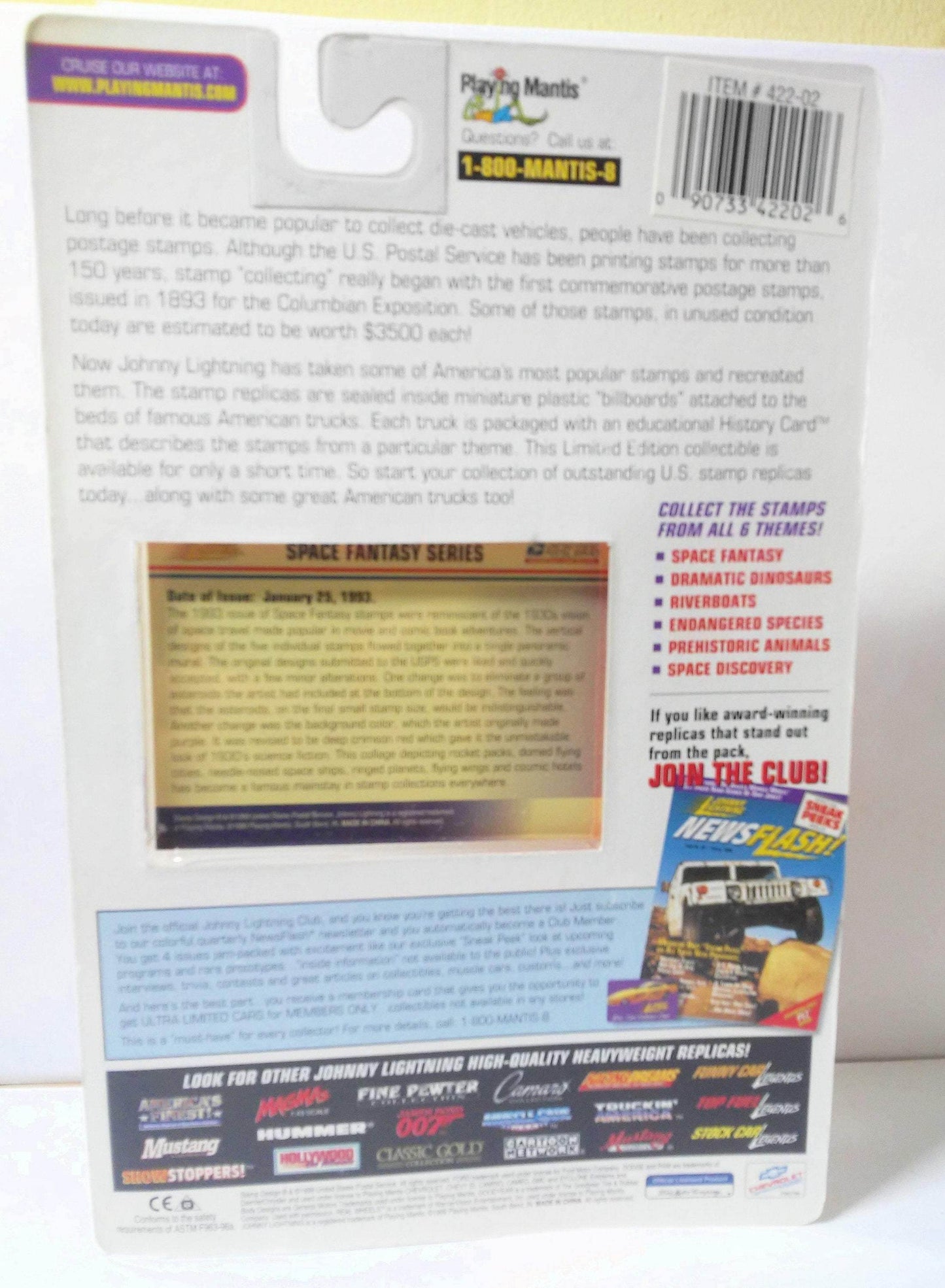 Johnny Lightning 1929 Ford Model A Pickup Truck USPS Space Fantasy Series Limited Edition 1999 - TulipStuff