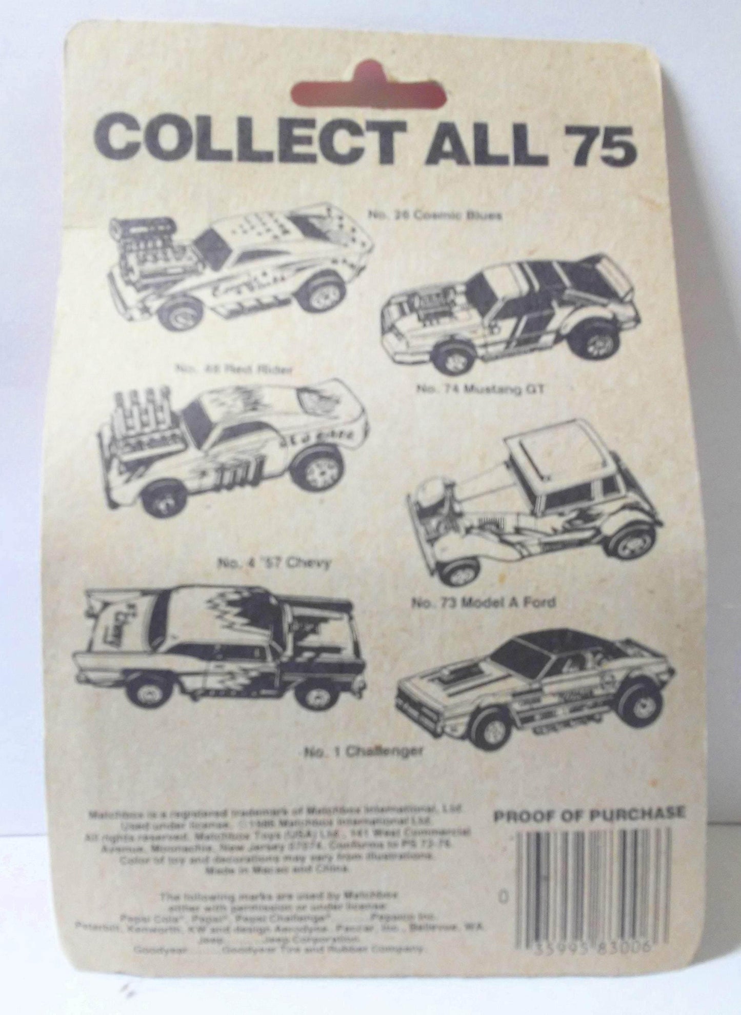 Matchbox 55 Mercury Parklane Halley's Comet Commemorative Car 1986 - TulipStuff