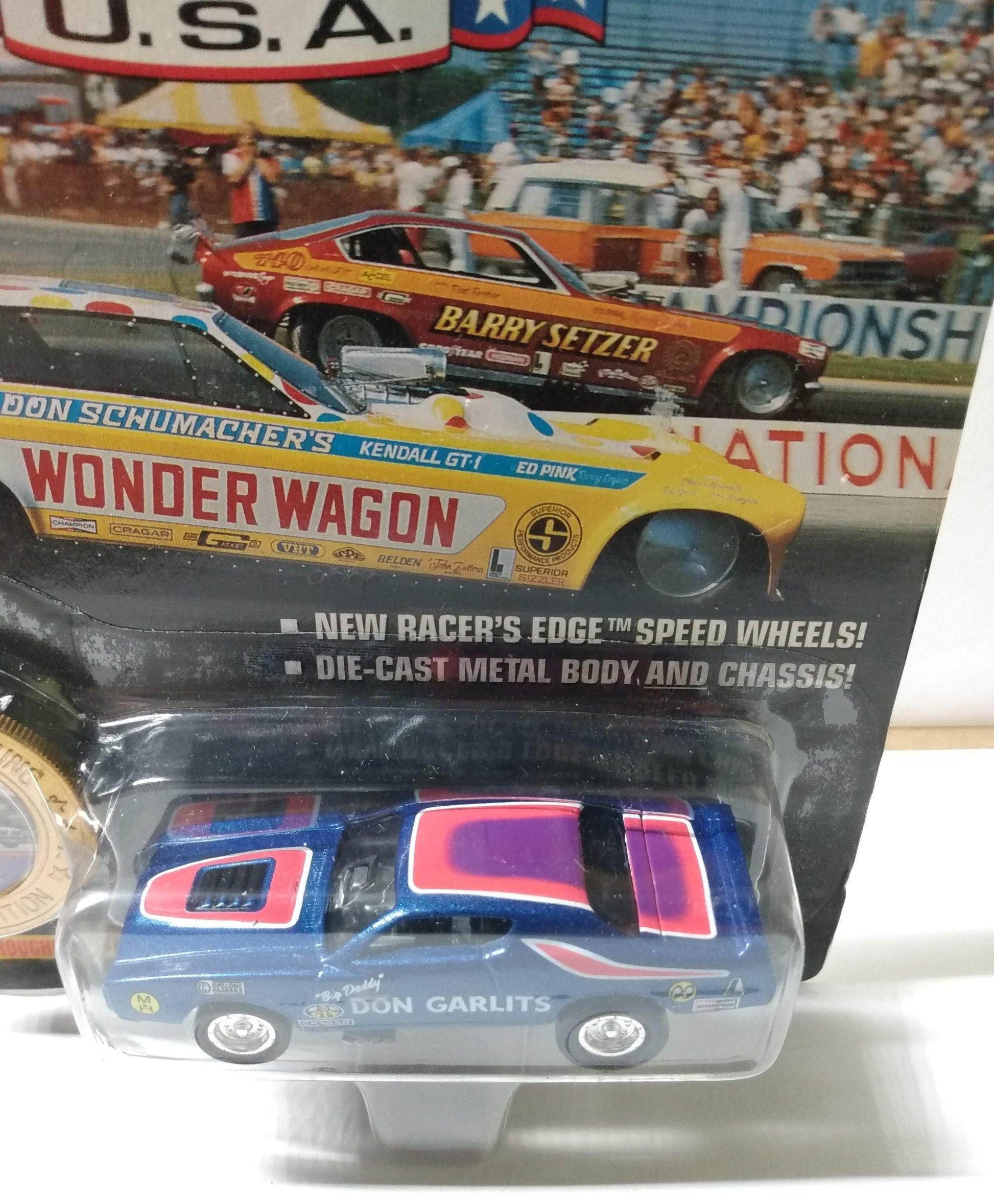 Johnny Lightning Dragsters USA Don Garlits 1971 Dodge Charger Funny Car - TulipStuff