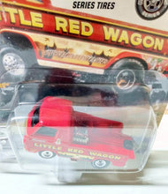 Load image into Gallery viewer, Johnny Lightning Showstoppers Bill Maverick Golden's 1988 Little Red Wagon Wheelstander Pickup - TulipStuff