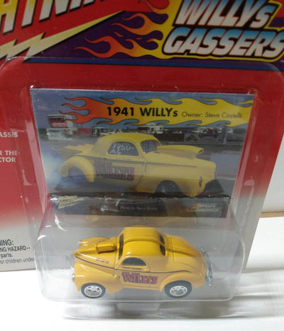 Johnny Lightning Willys Gassers Series Steve Castelli 1941 Willys Diecast Car - TulipStuff