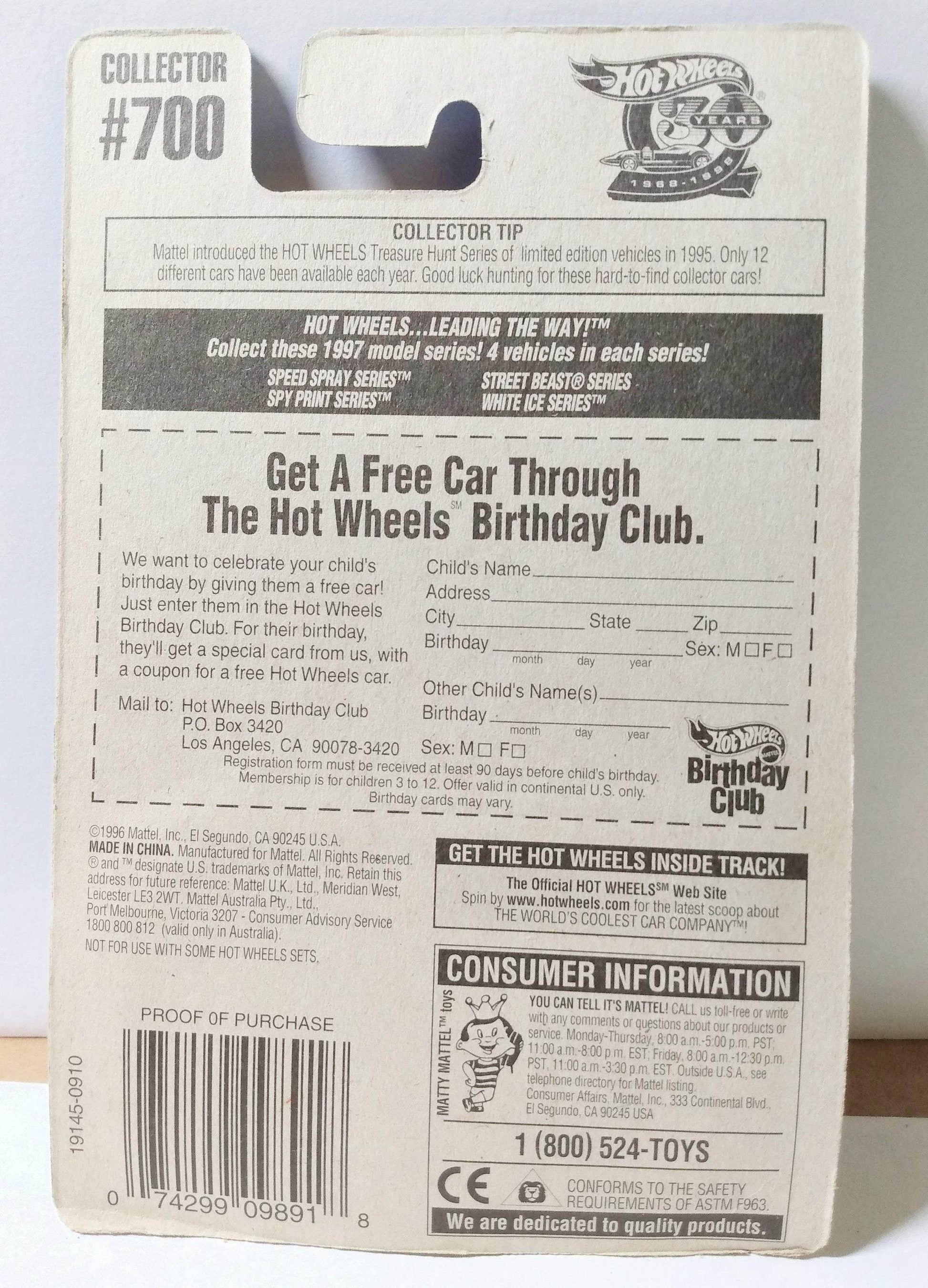 Hot Wheels Collector #700 Shock Factor Off Road Racer 1996 - TulipStuff