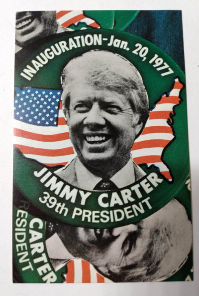 Jimmy Carter 39th President Inauguration January 20th 1977 Postcard - TulipStuff