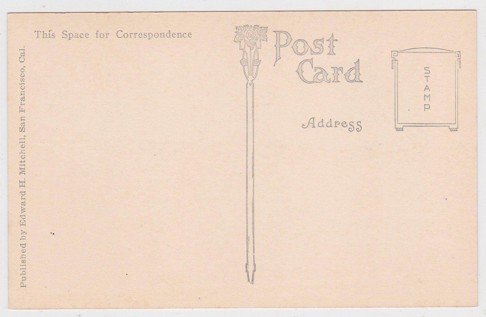 Jefferson High School Portland Oregon 1910's Postcard - TulipStuff