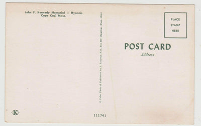 John F Kennedy Memorial Hyannis Cape Cod Massachusetts 1960's - TulipStuff