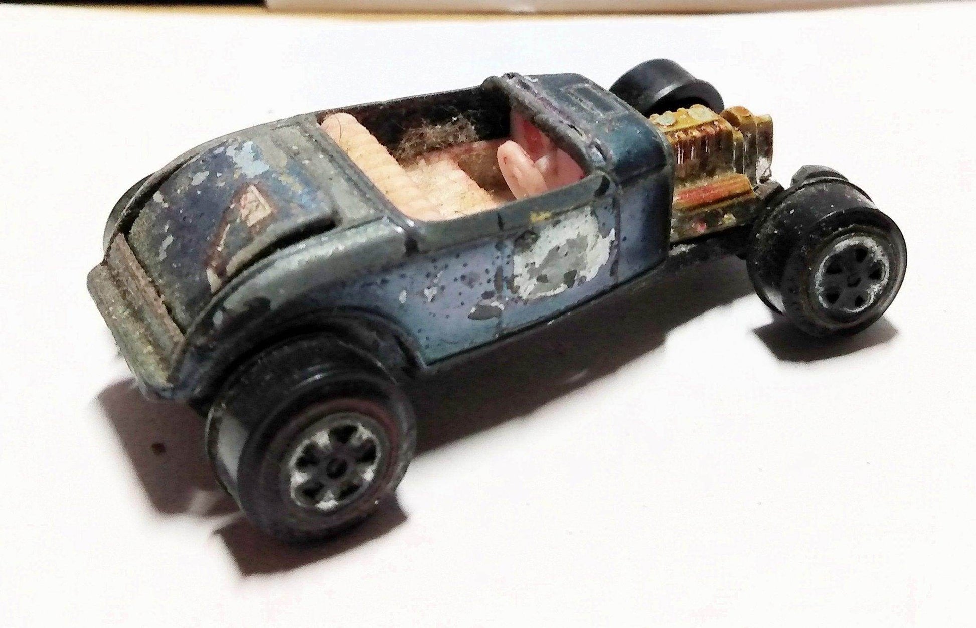 Johnny Lightning Topper Custom '32 Ford Roadster Hot Rod USA 1969 Blue - TulipStuff