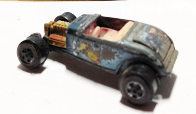 Johnny Lightning Topper Custom '32 Ford Roadster Hot Rod USA 1969 Blue - TulipStuff