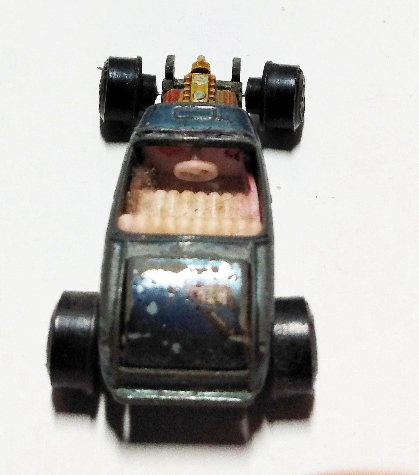 Johnny Lightning Topper Custom '32 Ford Roadster Hot Rod USA 1969 Blue - TulipStuff