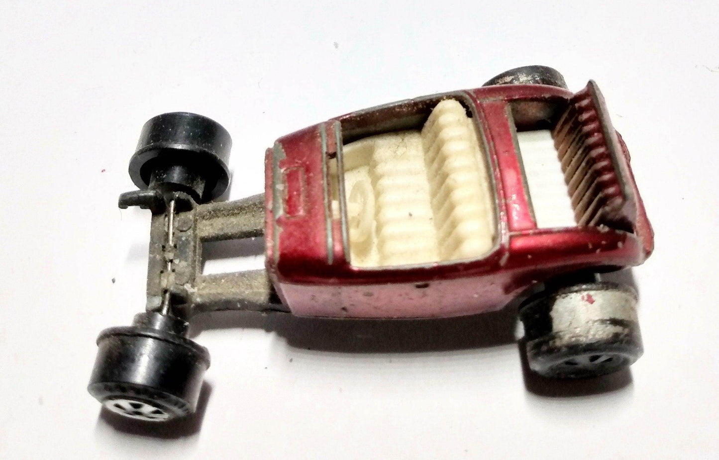 Johnny Lightning Topper Custom '32 Ford Roadster Hot Rod USA 1969 Red - TulipStuff