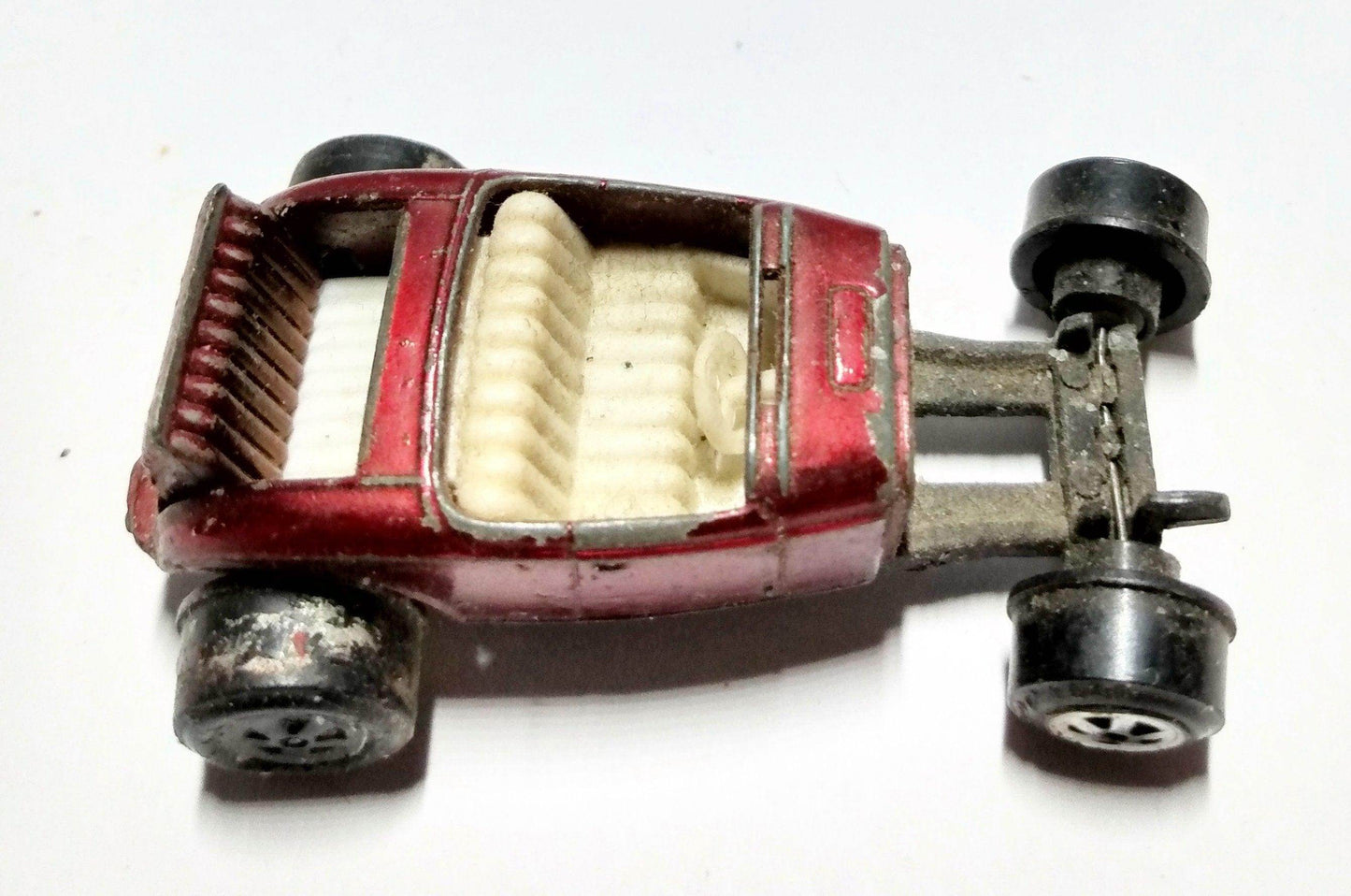Johnny Lightning Topper Custom '32 Ford Roadster Hot Rod USA 1969 Red - TulipStuff