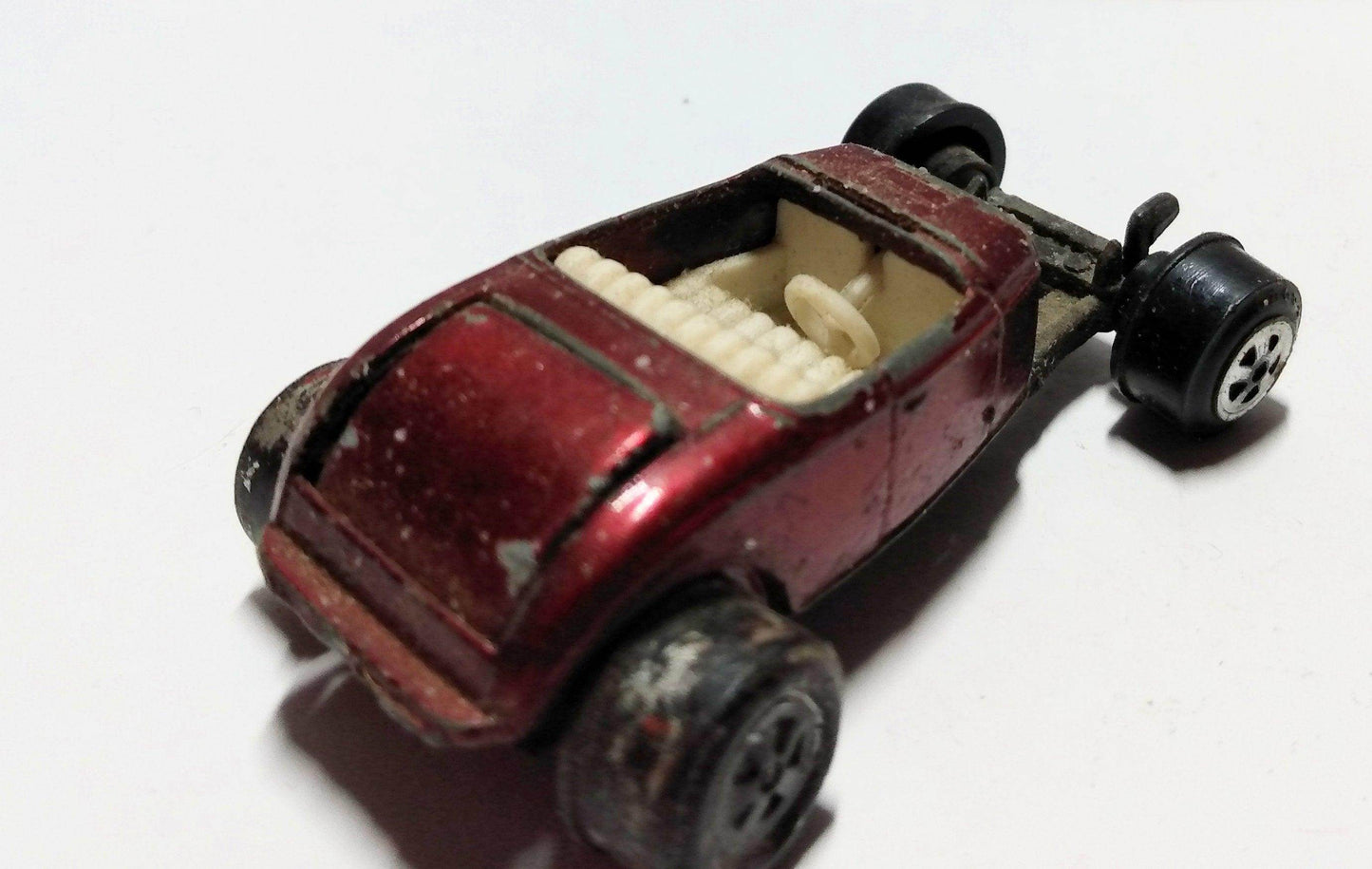 Johnny Lightning Topper Custom '32 Ford Roadster Hot Rod USA 1969 Red - TulipStuff