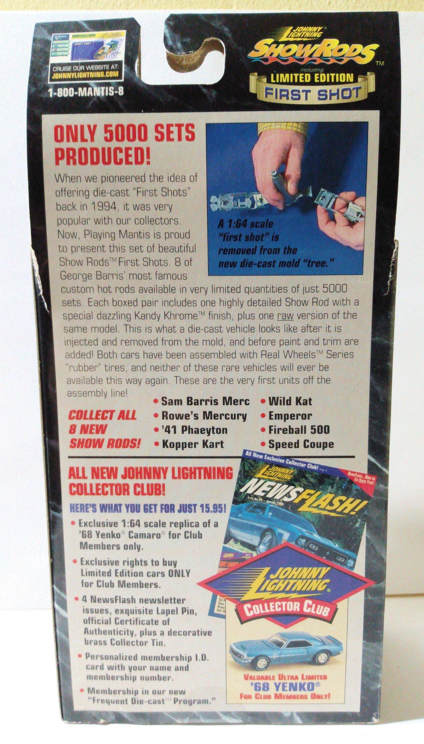 Johnny Lightning Show Rods Wild Kat Pickup First Shot Set Ltd Ed 5000 - TulipStuff