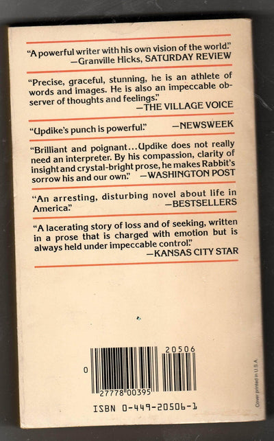 John Updike Rabbit Run Paperback Fawcett 1983 - TulipStuff