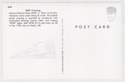 Katy Missouri-Kansas-Texas Railroad EMD GP40 Diesel Locomotive - TulipStuff