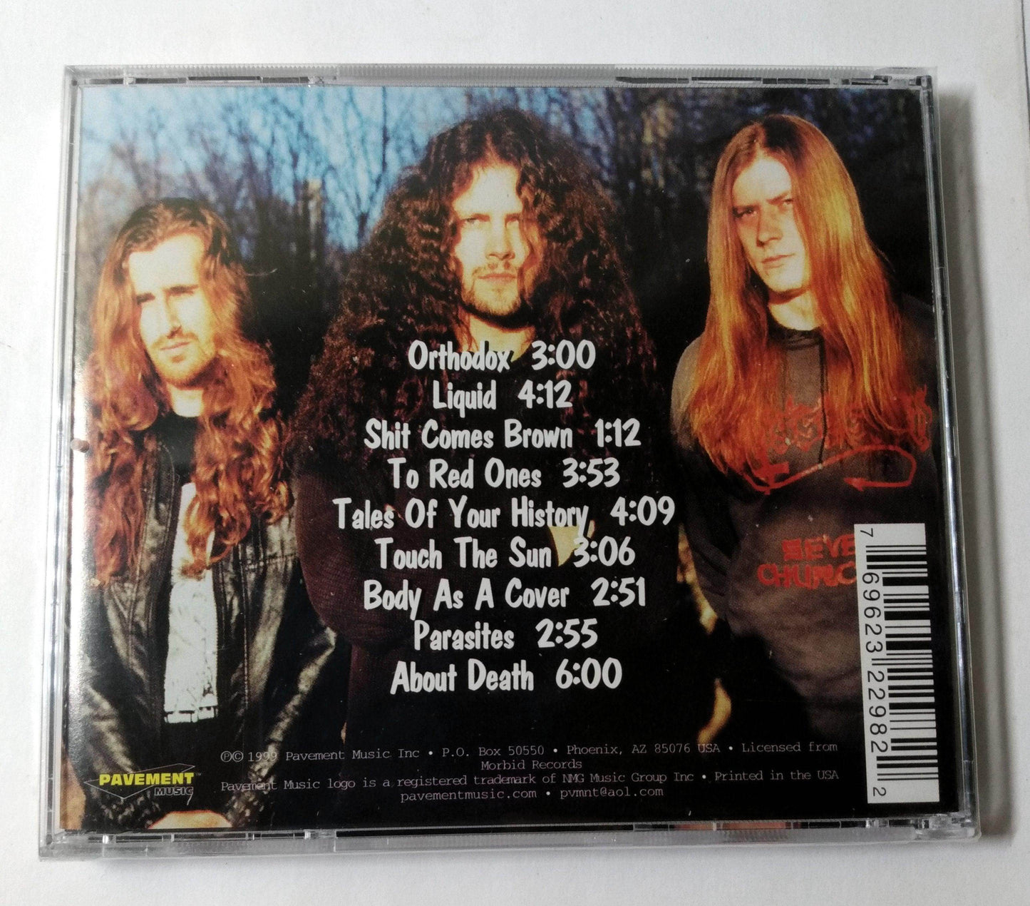 Krabathor Orthodox Czech Death Metal Album CD Pavement 1999 - TulipStuff