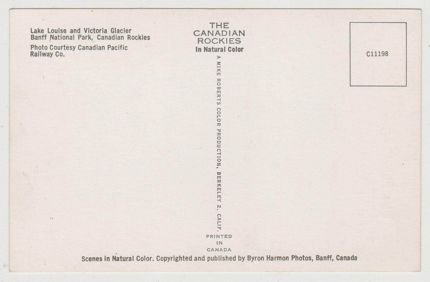 Lake Louise Victoria Glacier Banff Natl Park Canadian Rockies Alberta - TulipStuff