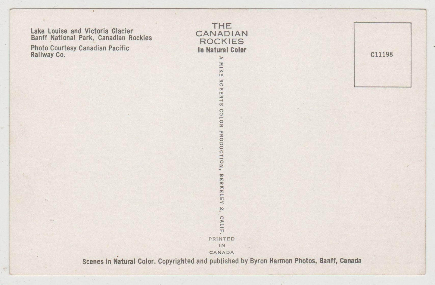 Lake Louise Victoria Glacier Banff Natl Park Canadian Rockies Alberta - TulipStuff