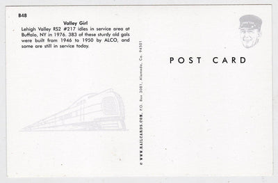 Lehigh Valley Alco RS2  Diesel Locomotive at Buffalo NY in 1976 - TulipStuff