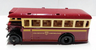Lledo Days Gone DG17 1932 AEC Regent Single Deck Bus Colchester England - TulipStuff