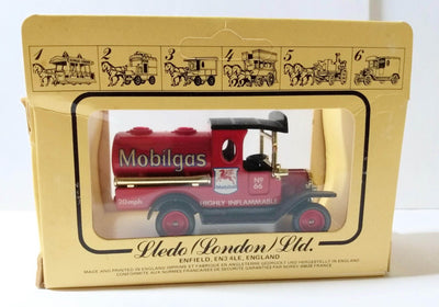 Lledo Days Gone DG8 1920 Ford Model T Tanker Mobil Gas England - TulipStuff