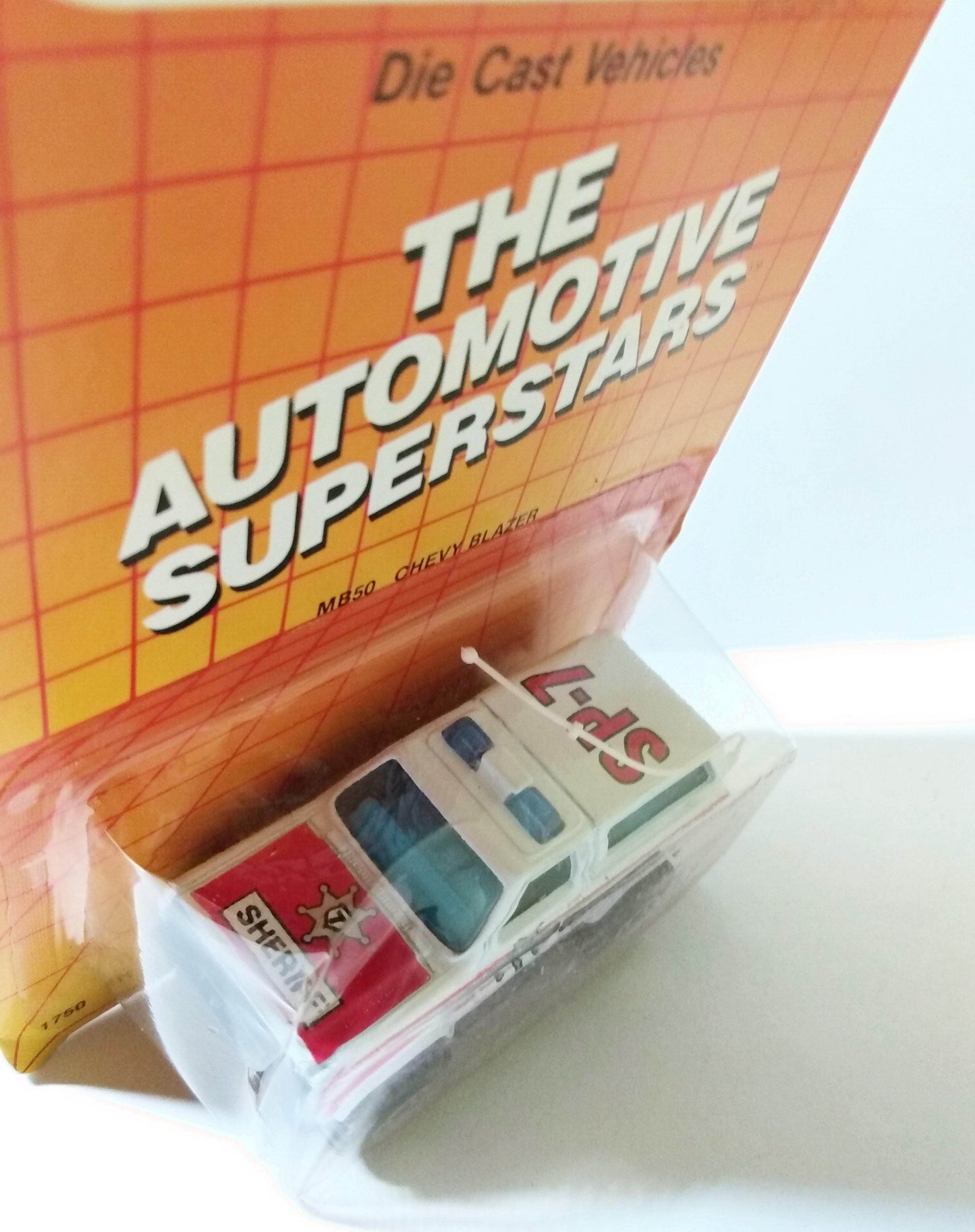 Matchbox 50 Chevy Blazer Sheriff Police Car Diecast Metal 1987 - TulipStuff