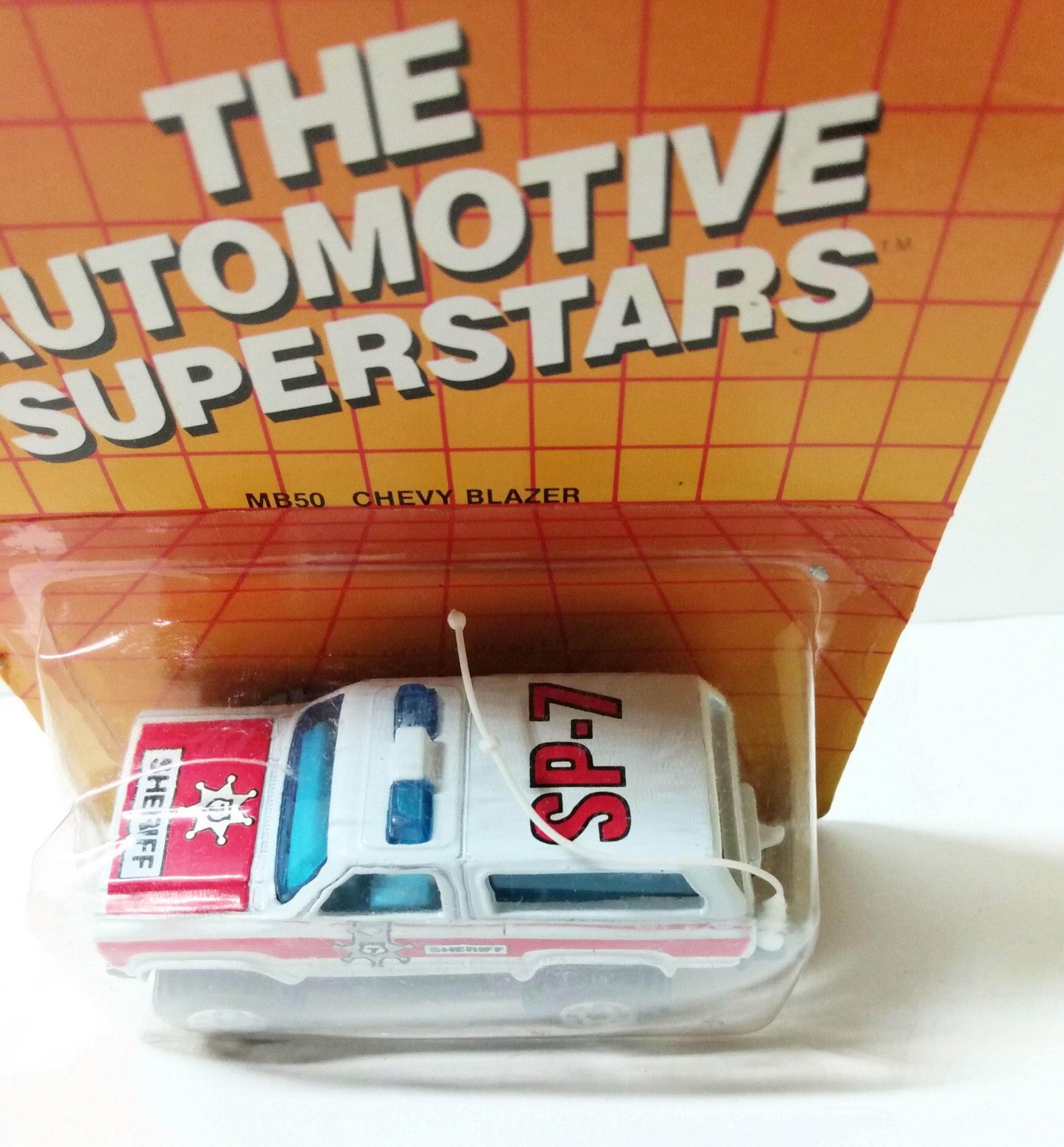 Matchbox 50 Chevy Blazer Sheriff Police Car Diecast Metal 1987 - TulipStuff