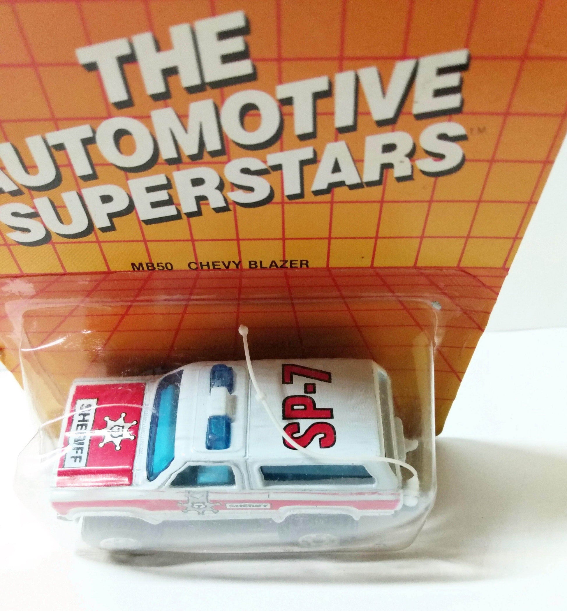 Matchbox 50 Chevy Blazer Sheriff Police Car Diecast Metal 1987 - TulipStuff