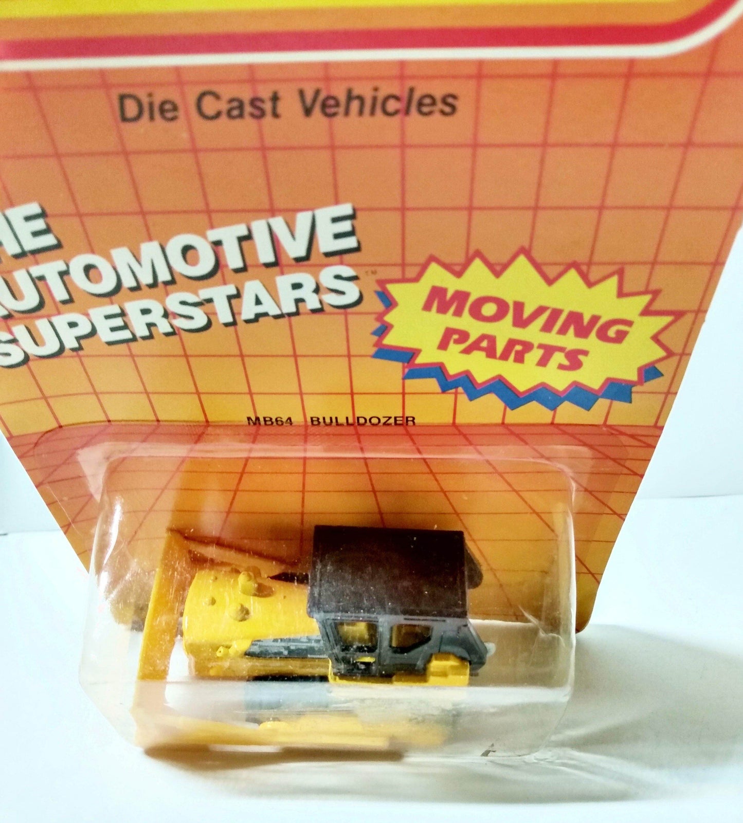 Matchbox 64 Caterpillar Bulldozer Vintage Diecast Metal Construction Toy 1987 - TulipStuff