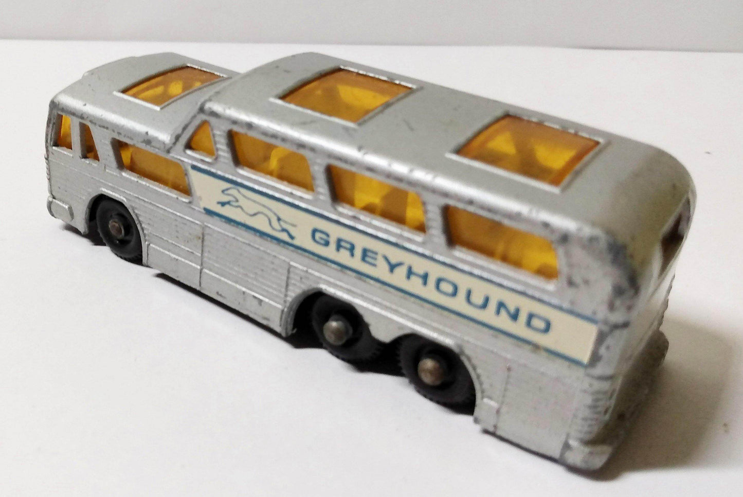 Lesney Matchbox No 66 Greyhound Bus Coach Diecast 1967 - TulipStuff