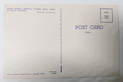 Maine General Hospital Portland Western Promenade 1950's - TulipStuff
