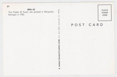 Marquette Transit Authority #2 Flxible Bus in 1983 - TulipStuff