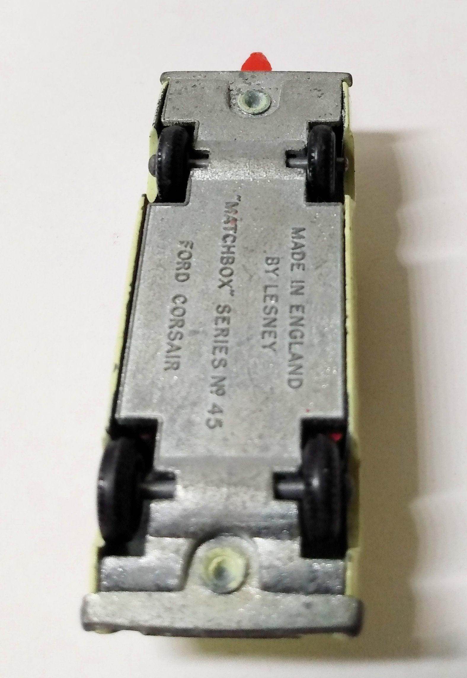 Lesney Matchbox No 45 Ford Corsair 1500 England 1965 - TulipStuff