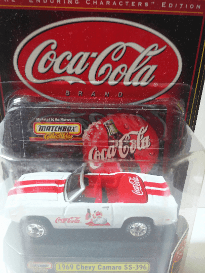 Matchbox Collectibles Coca-Cola 1969 Chevy Camaro SS-396 Convertible - TulipStuff
