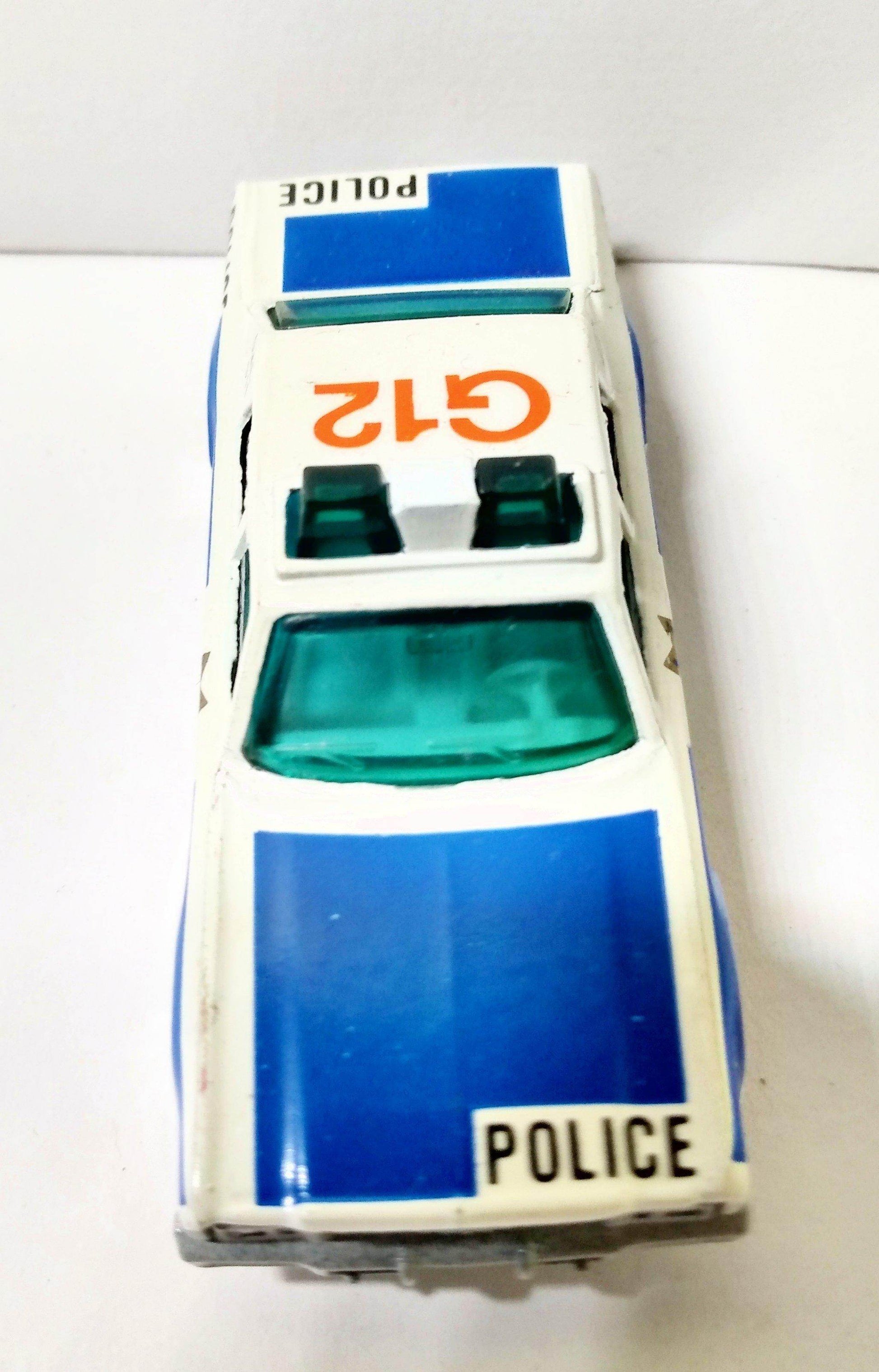 Matchbox 10 Plymouth Gran Fury Police Car SFPD 1979 - TulipStuff