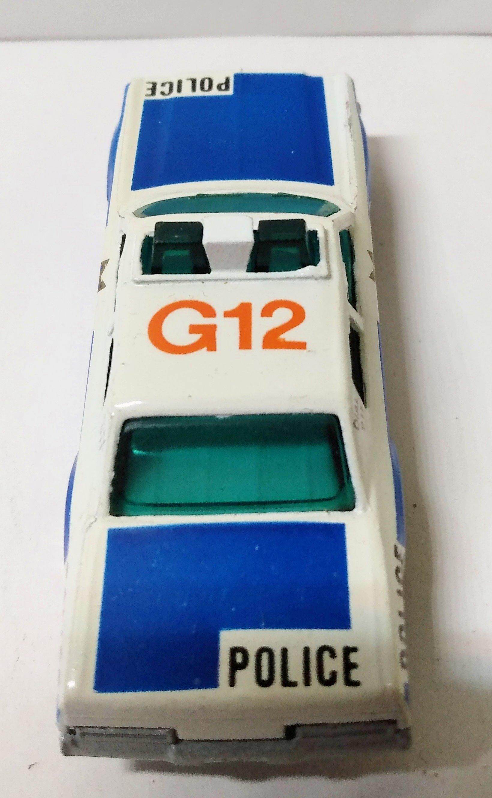 Matchbox 10 Plymouth Gran Fury Police Car SFPD 1979 - TulipStuff