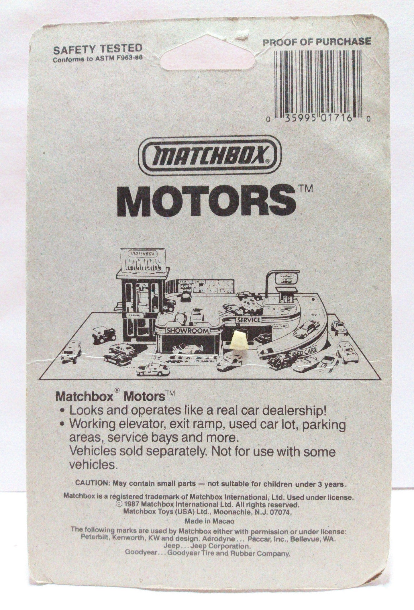 Matchbox MB16 Ford LTD Police Car Diecast Metal no. 1716 1987 - TulipStuff