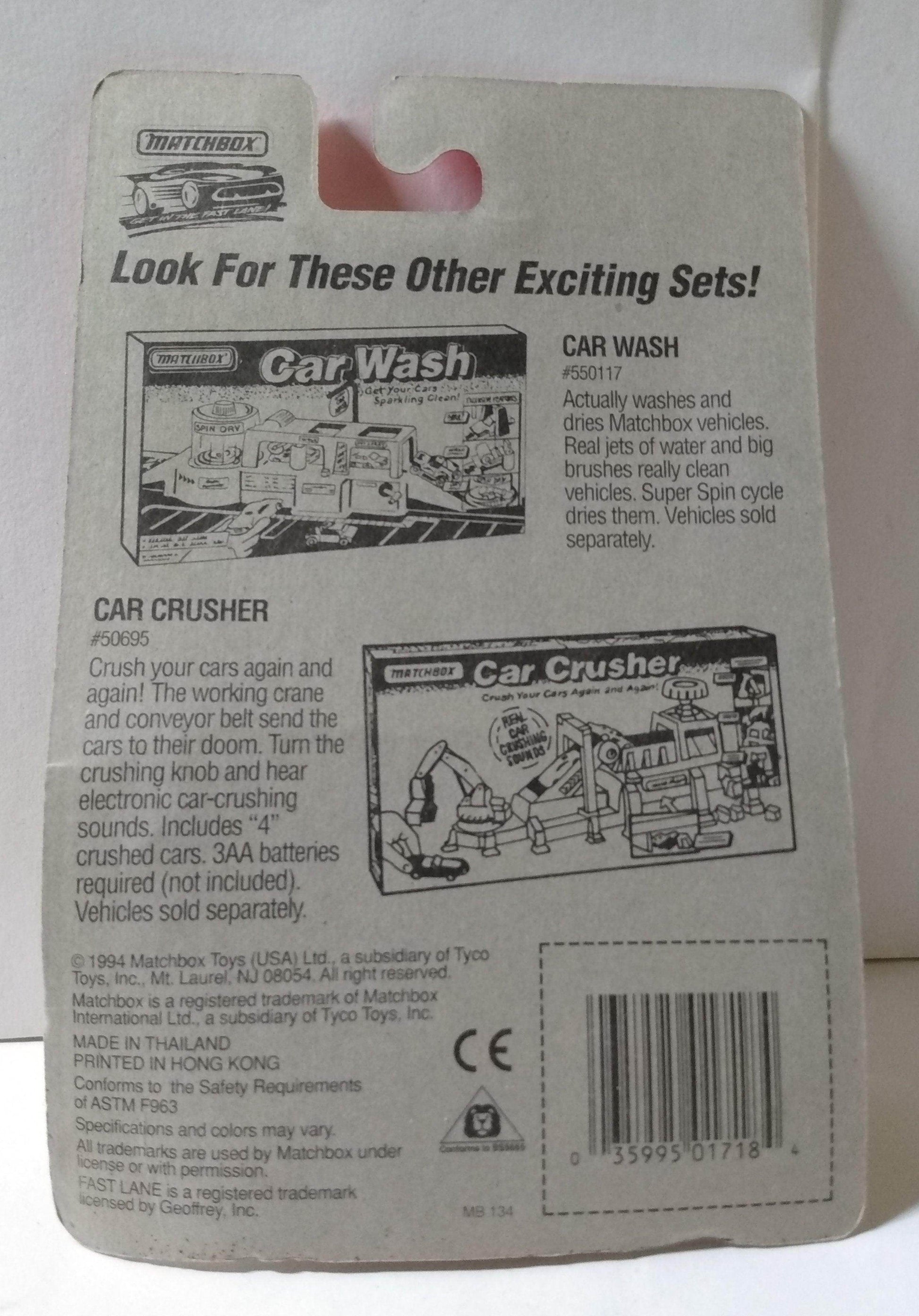 Matchbox 18 Extending Ladder Fire Truck Orange Diecast 1994 - TulipStuff